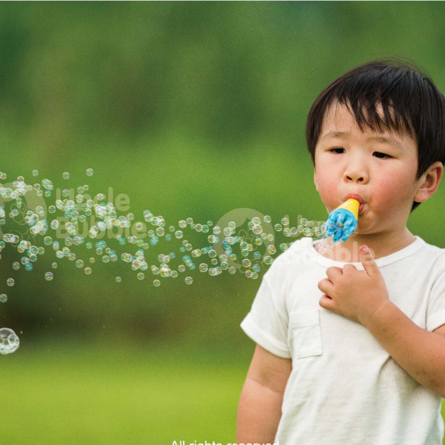 吹雪のように舞うしゃぼん玉  【 Uncle Bubble Fun バブル吹雪  & 特製シャボン玉液59ml 】キャンプ アウトドア キッズ こども 外遊び 庭遊び ギフト UB140 |  | 08