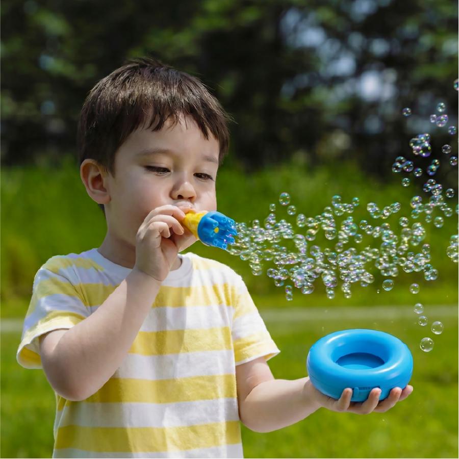こぼれないシャボン液トレイ! 吹雪のように舞う しゃぼん玉 セット 【 Uncle Bubble Fun バブル吹雪 &特製トレイ & シャボン玉液 25ml×2】 道具 UB153 | Uncle Bubble | 12