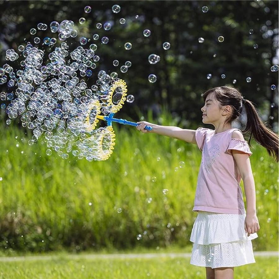 大きい！ シャボン玉ができる！【Uncle Bubble Fun ジャンボ・ファンタジー・ワンド (3リング）】 |  | 04