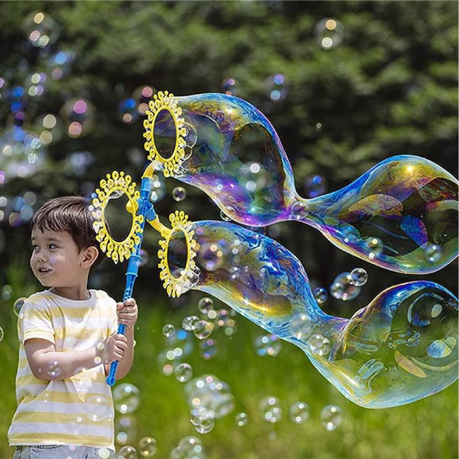 大きい！ シャボン玉ができる！【Uncle Bubble Fun ジャンボ・ファンタジー・ワンド (3リング）】 |  | 05