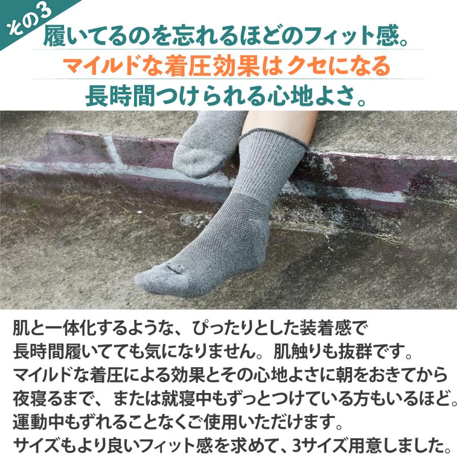 VITAL SALVEO バイタルサルヴェオ 靴下 着圧シームレス アンクル ソックス ショート CS-7501 |  | 06