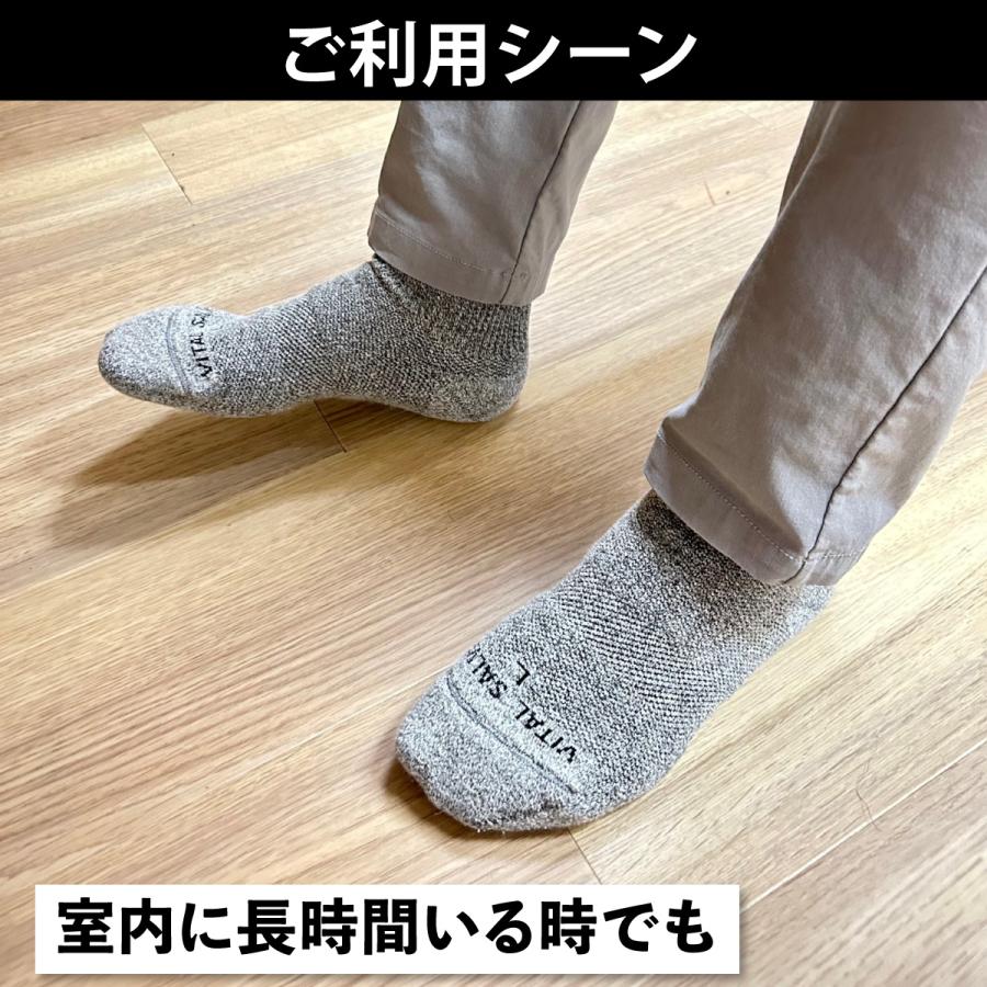 VITAL SALVEO バイタルサルヴェオ 靴下 着圧シームレス アンクル ソックス ショート CS-7501 |  | 09