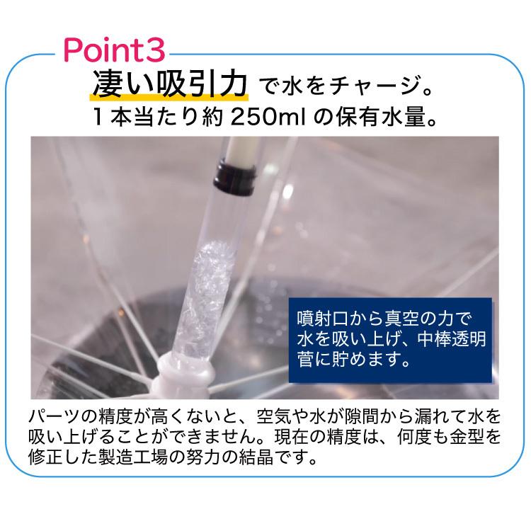 水鉄砲傘【 ウォーターガンブレラ 対戦セット】水鉄砲傘×２本 (ブルー＆イエロー) & 水濡れマークバンド×２付き  飛距離10m超え 水遊び 水フェス｜interbb｜09