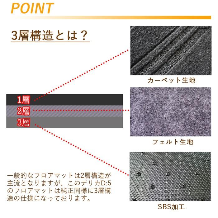 三菱 デリカD:5 デリカD5 CV系 ディーゼル車用 カーマット フロアマット ステップマット セット 3層構造 吸音仕様 高級厚地 純正同等 日本製 専用設計 マット :306-de1e-p2bks-00:インターセプター - 通販 - Yahoo!ショッピング 三菱 デリカD:5 デリカD5 CV系 ディーゼル車用 カーマット フロアマット ステップマット セット 3層構造 吸音仕様 高級厚地 純正同等 日本製 専用設計 マット :306-de1e-p2bks-00:インターセプター - 通販 - Yahoo!ショッピング