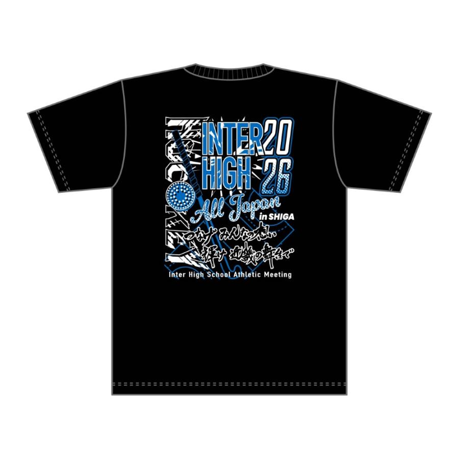 M〜LL】近畿総体2026競技名入りTシャツ【24.ホッケー】(黒