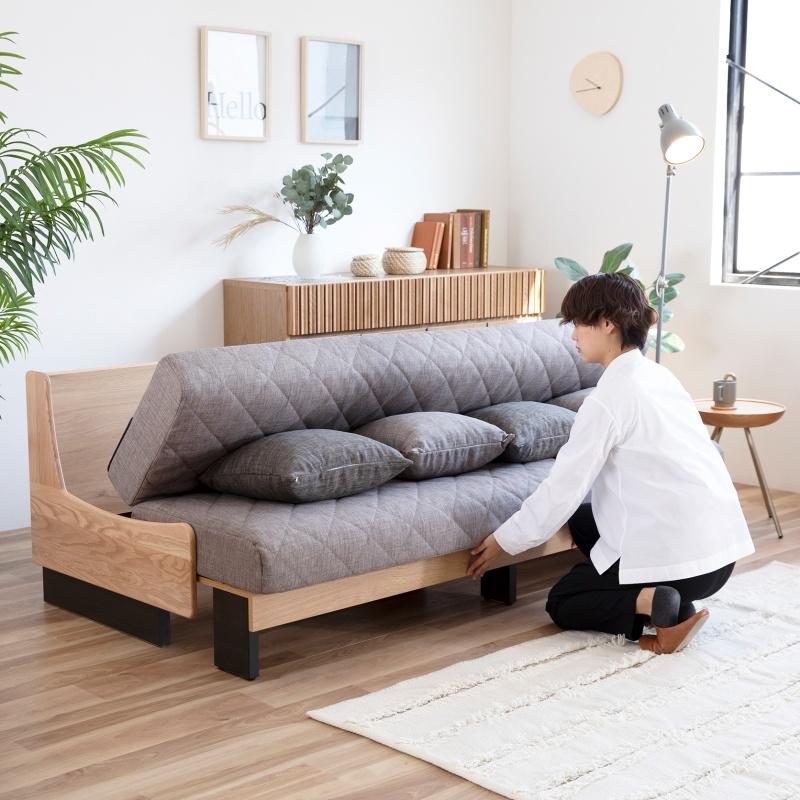 未使用 3人用ソファーベッド お盆前セール
