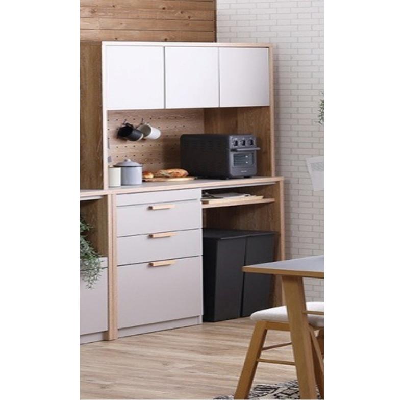 関家具 (組立設置付き) 食器棚 キッチンボード 120cm レンジ台 関家具 (組立設置付き) 食器棚 キッチンボード 120cm レンジ台
