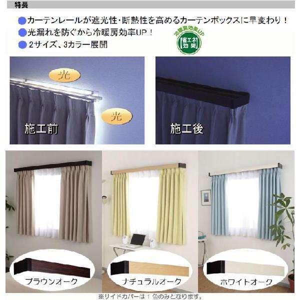 カーテンボックス カーテンレールカバー レイベル 幅200cm用