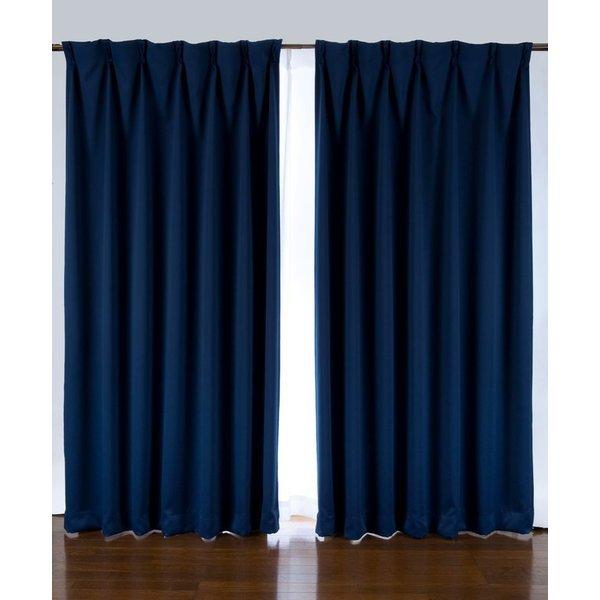 カーテン 遮光 1級 幅130cm×丈110cm 1枚入り 遮熱 断熱 無地 省エネ