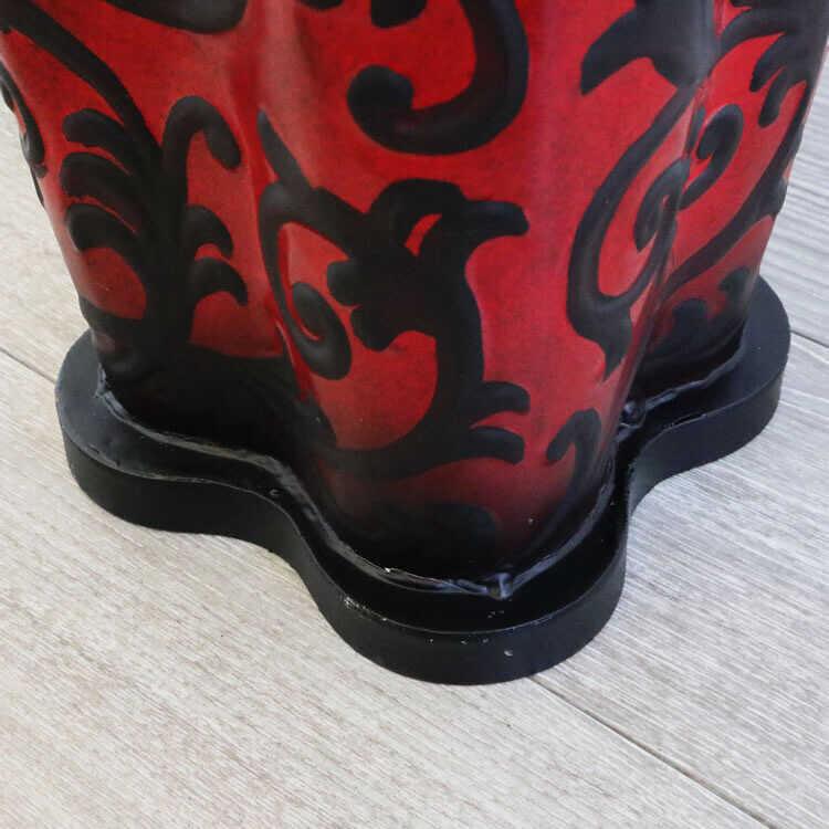 傘立て アンブレラスタンド お洒落 ワインレッド 赤 黒 派手