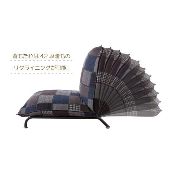 42段階リクライニング！パッチワーク柄フロアチェア（完成品） |  | 04