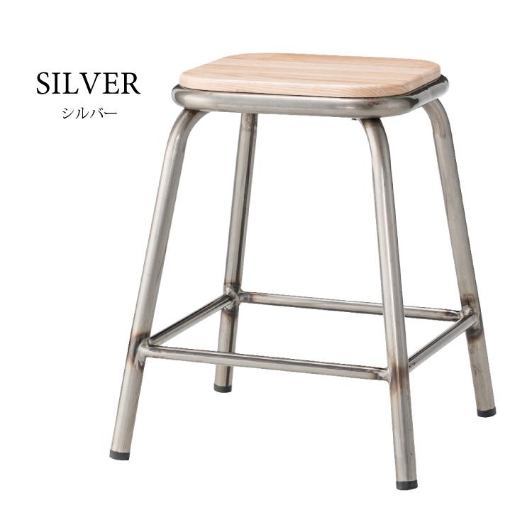 スツール　木製座面　スチール脚　おしゃれ　ミニテーブル　完成品 |  | 03