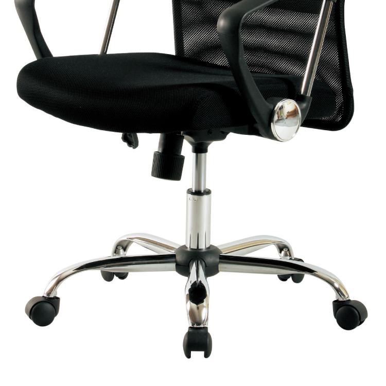 デスクチェア オフィスチェア メッシュ ハイバック スタイリッシュ ブラック シンプル 黒 ロッキング キャスター付き 書斎用 デスクワーク用 勉強用 |  | 04
