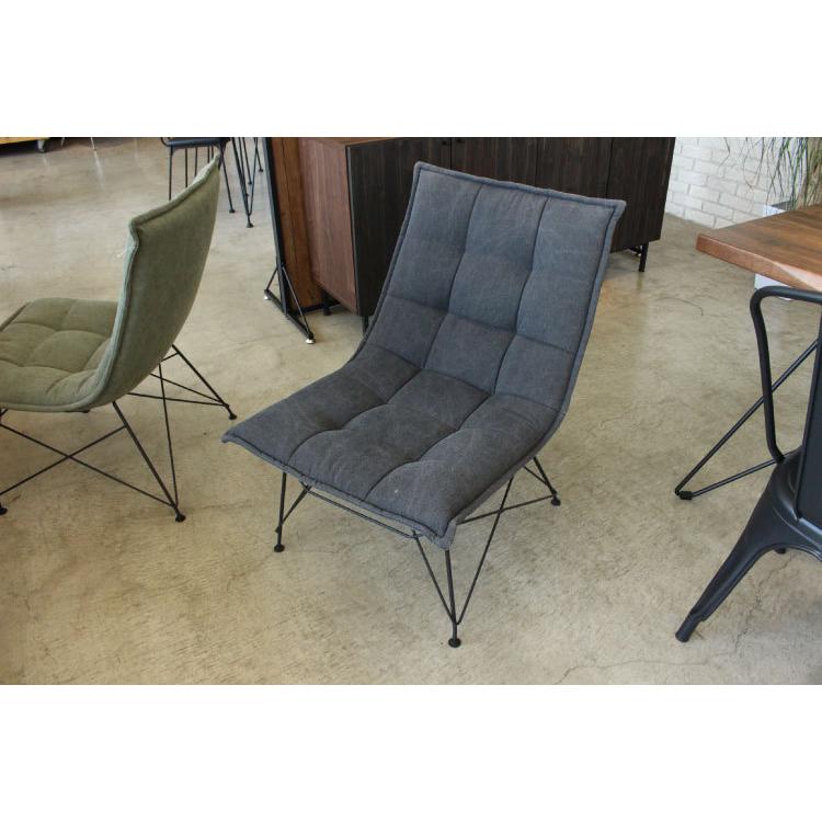 パーソナルチェア イス おしゃれ 北欧 ファブリック 布製 ふかふか グレー グリーン カーキ 肘なし スチール脚 椅子 インテリア 単品 かっこいい リラックス |  | 03