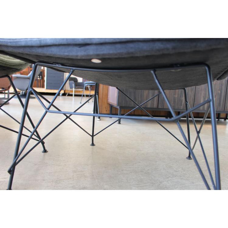 パーソナルチェア イス おしゃれ 北欧 ファブリック 布製 ふかふか グレー グリーン カーキ 肘なし スチール脚 椅子 インテリア 単品 かっこいい リラックス |  | 06