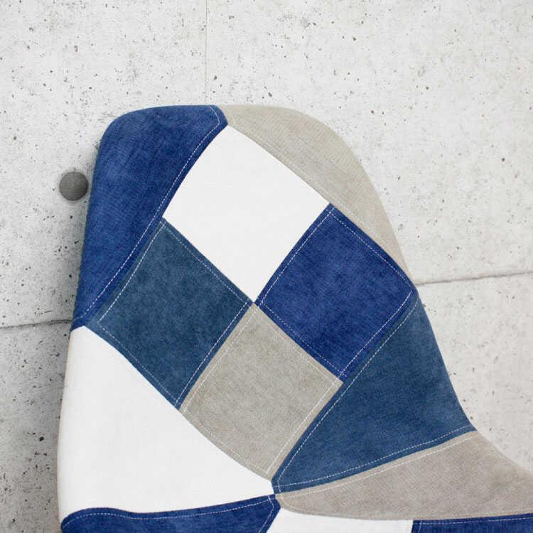 スツール パッチワーク チェアー チェア チェアー スツール イス ブルー系 スツール パッチワーク チェアー チェア チェアー スツール イス