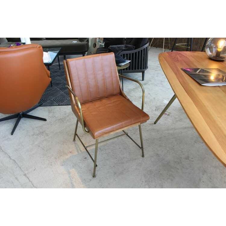 ダイニングチェア 肘付 肘掛 アンティーク 椅子 クラシック レトロ おしゃれ 合成皮革 PUレザー ゴールド ウォールナット 天然木製 無垢 スチール いす イス |  | 01