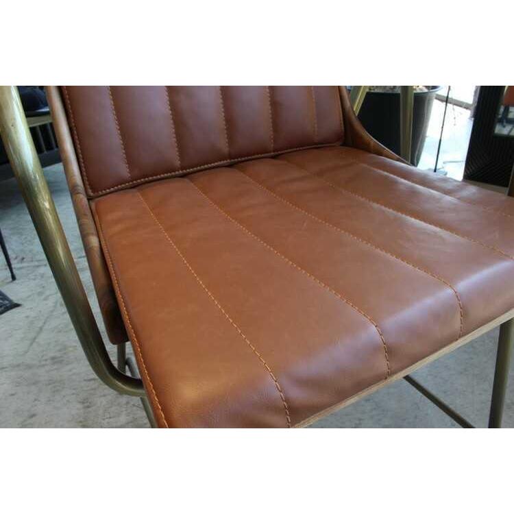 ダイニングチェア 肘付 肘掛 アンティーク 椅子 クラシック レトロ おしゃれ 合成皮革 PUレザー ゴールド ウォールナット 天然木製 無垢 スチール いす イス |  | 05