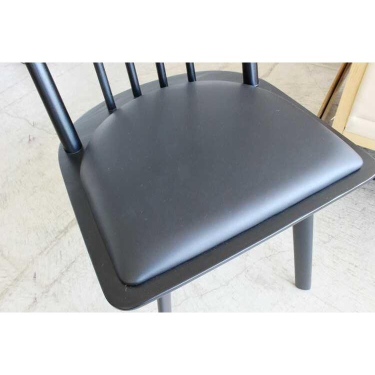 ダイニングチェア 回転 ブラック 椅子 おしゃれ PUレザー 合成皮革