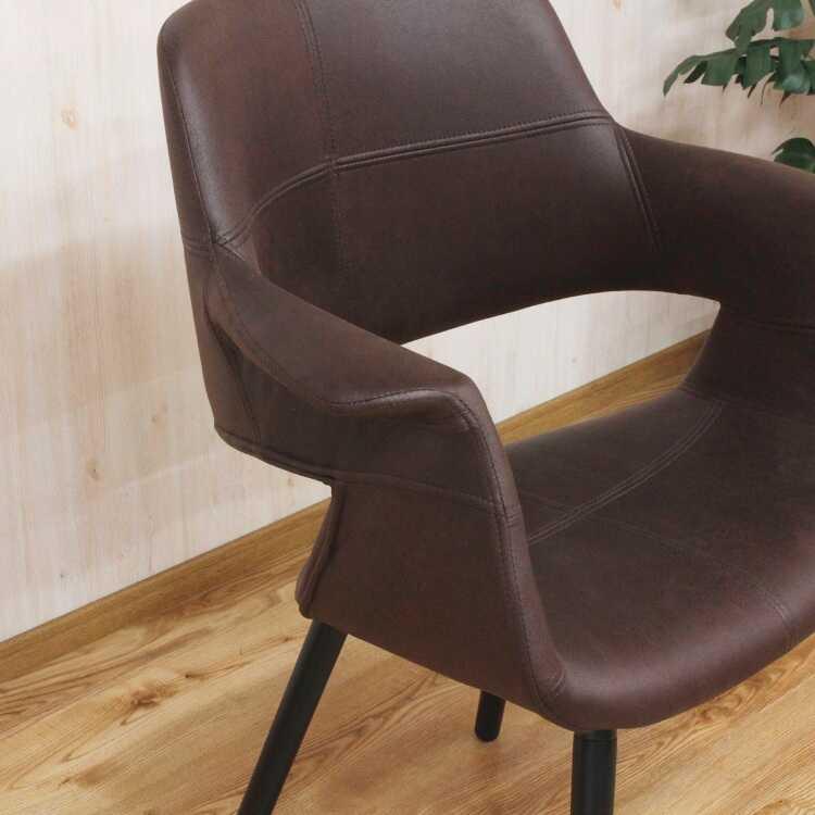 ブラウン スリットデザインチェア Z CHAIR No.42 / Zチェア カイ・クリスチャンセン – KuHoN