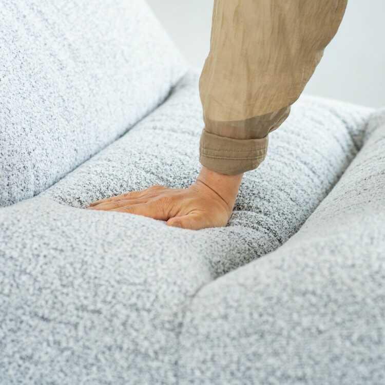 あぐらもかけるワイドでゆったり回転式ソファー ひとりがけ おしゃれ かわいい リラックスチェア パーソナルチェア リビング 書斎 ライトグレー ダークグレー |  | 09