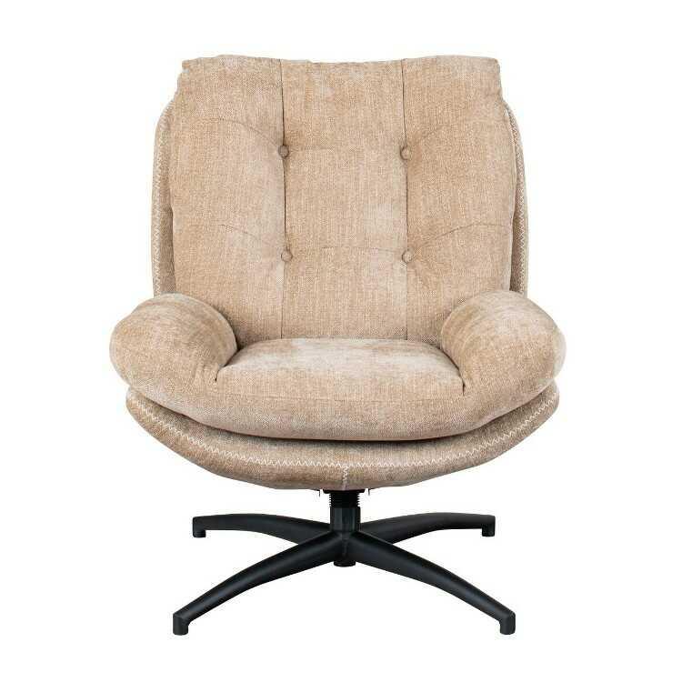 ロッキング機能付きでリラックス効果抜群のパーソナルチェア オットマン付き ベージュ おしゃれ かわいい リラックスチェア リビング 書斎 フットレスト付き |  | 03