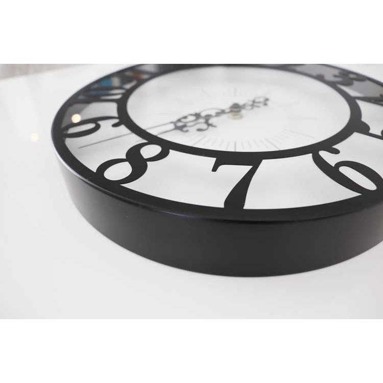 壁掛け時計 アンティーク クラシック かわいい エレガント モノトーン