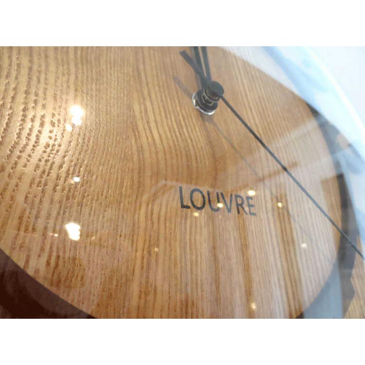 壁掛け時計 電波時計 ブラウン クラッシック アンティーク 天然木 木製