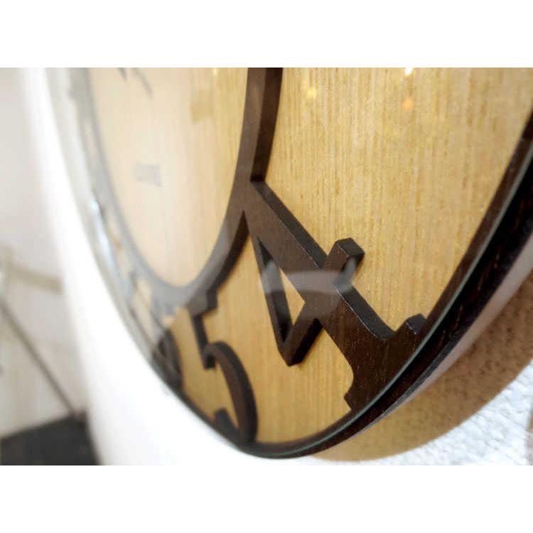 ビンテージ木製掛時計 ダークブラウン 楽天市場】【レビュー特典付】【アートワークスタジオ公式