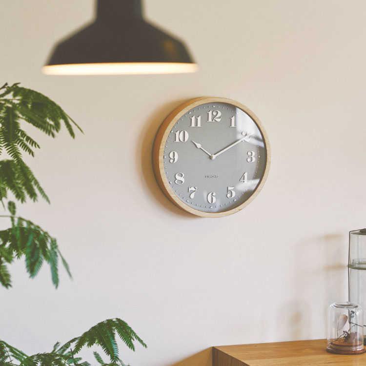 壁掛け時計　電波時計　シンプル　北欧　ナチュラル　グレー　おしゃれ　30cm　リビング　子供部屋　リビング用　丸い　ウッド |  | 11