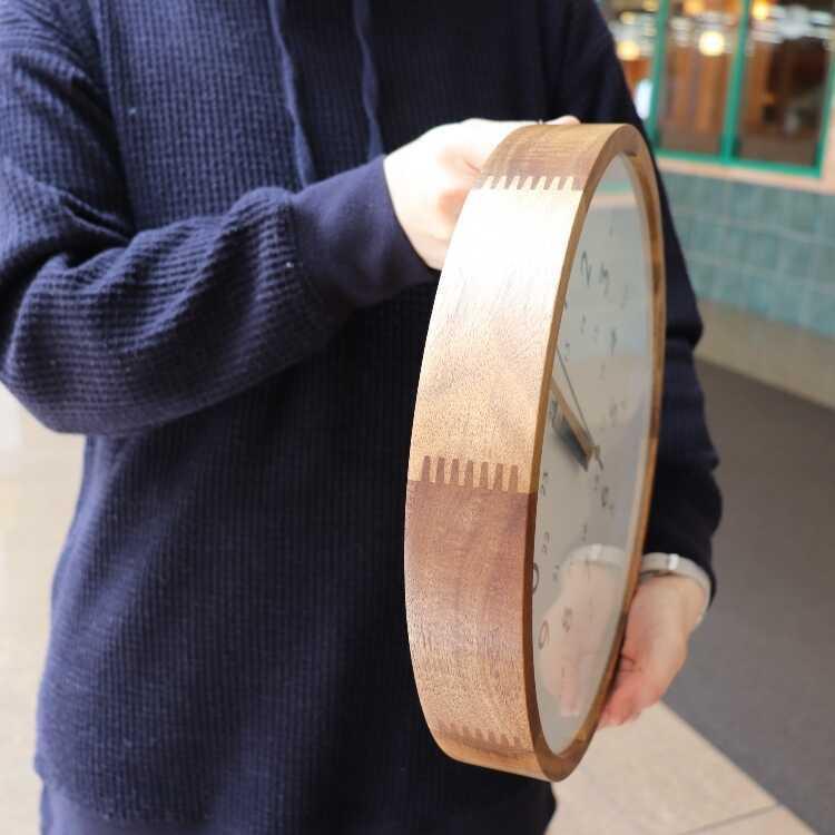 デンマーク Cordial コーディアル 北欧 食器 壁掛け 電波時計 INTERFORM（インターフォルム） 特典付 電波時計 壁掛け時計 木製 北欧