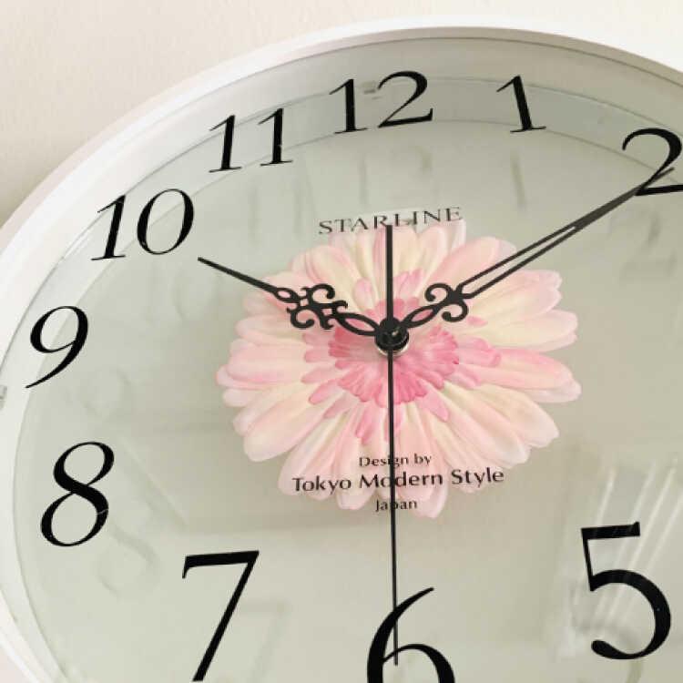 ピンク 時計 壁掛け時計 壁掛け おしゃれ かわいい シンプル アンティーク 通販