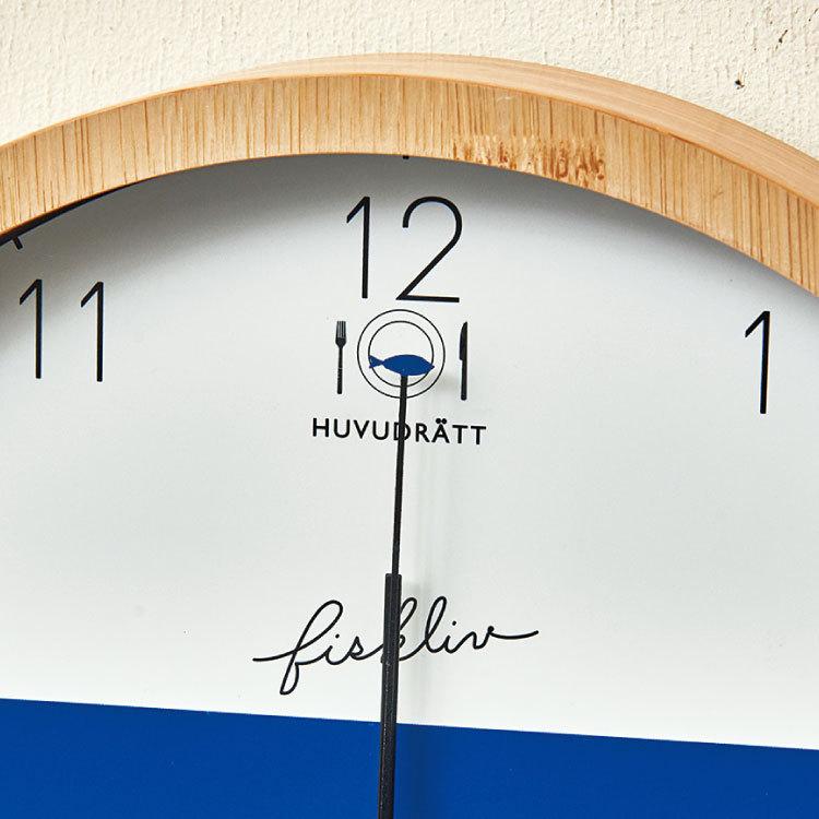 壁掛け時計　電波時計　お魚　海　船　おしゃれ　木製　ナチュラル　子供部屋　子ども　北欧　小さめ　25cm　ユニーク　インテリア時計 |  | 03