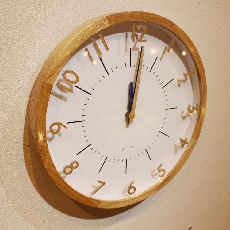 壁掛け時計　電波　北欧　ナチュラル　木製　おしゃれ　シンプル　ブラウン　レトロ　インテリア　直径30cm　ウォールクロック　ウッド |  | 10