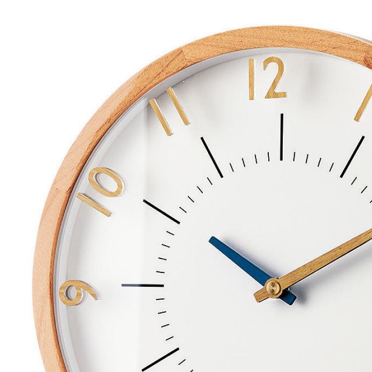 壁掛け時計　電波　北欧　ナチュラル　木製　おしゃれ　シンプル　ブラウン　レトロ　インテリア　直径30cm　ウォールクロック　ウッド |  | 02