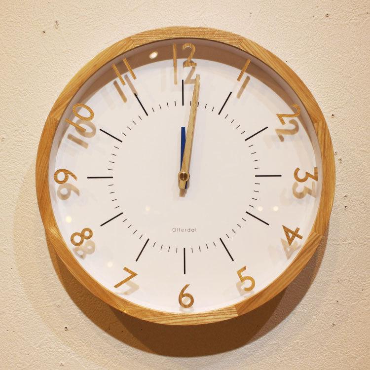 壁掛け時計　電波　北欧　ナチュラル　木製　おしゃれ　シンプル　ブラウン　レトロ　インテリア　直径30cm　ウォールクロック　ウッド |  | 05