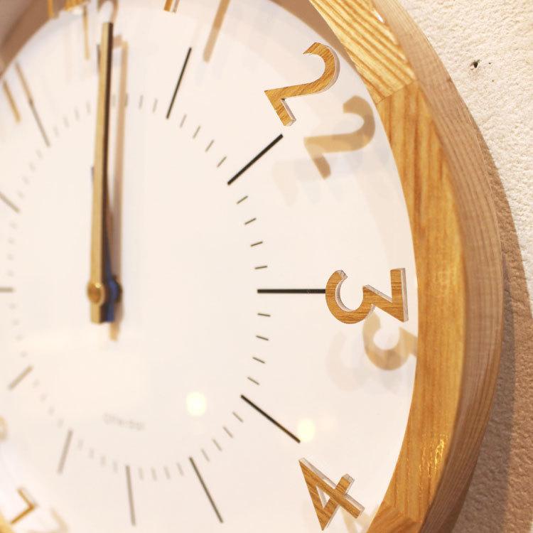 壁掛け時計　電波　北欧　ナチュラル　木製　おしゃれ　シンプル　ブラウン　レトロ　インテリア　直径30cm　ウォールクロック　ウッド |  | 07