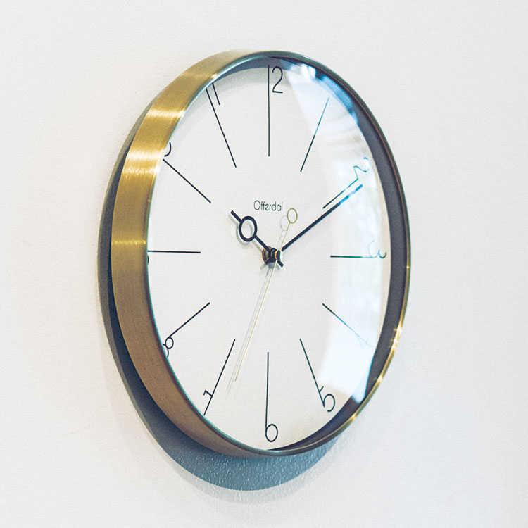 壁掛け時計 ゴールドフレーム モダン 高級 おしゃれ エレガント