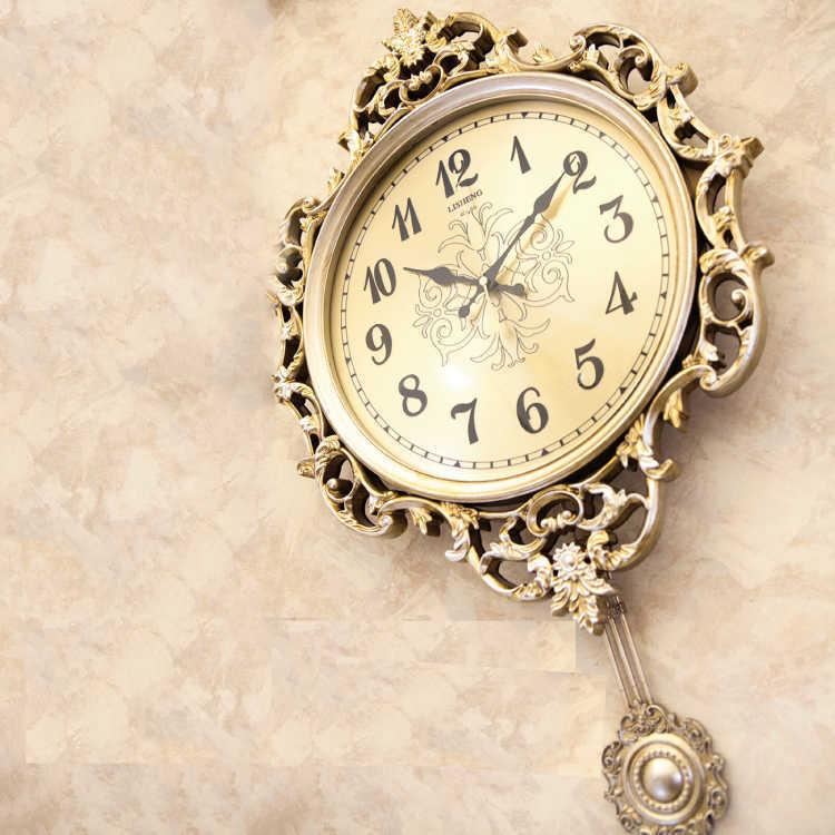 アンティーク調 高級 壁掛け時計【無音連続秒針付】ゴージャス ビクトリアンパレス 壁掛け時計 振り子 ゴージャス ゴールド オシャレ ビクトリアン