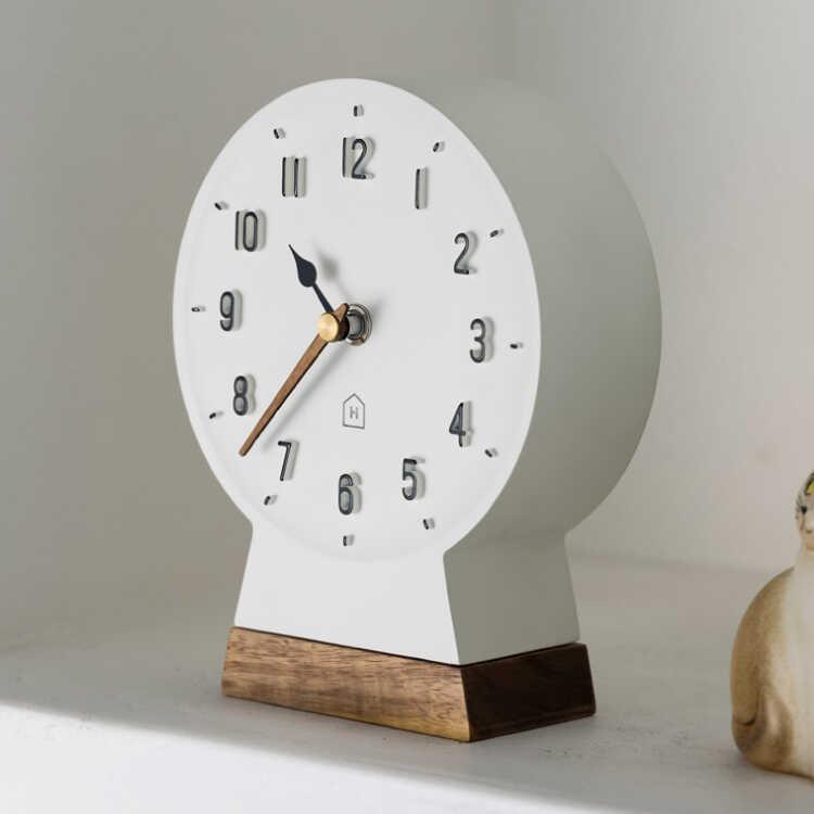 置き時計 テーブルクロック 時計 おしゃれ 北欧 静音 連続秒針