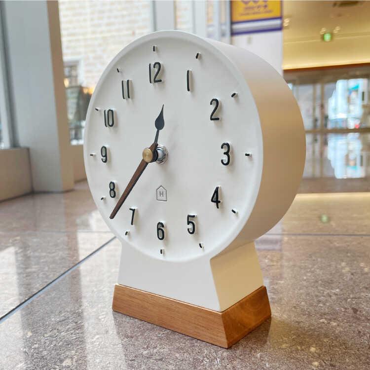 置き時計 テーブルクロック 時計 おしゃれ 北欧 静音 連続秒針