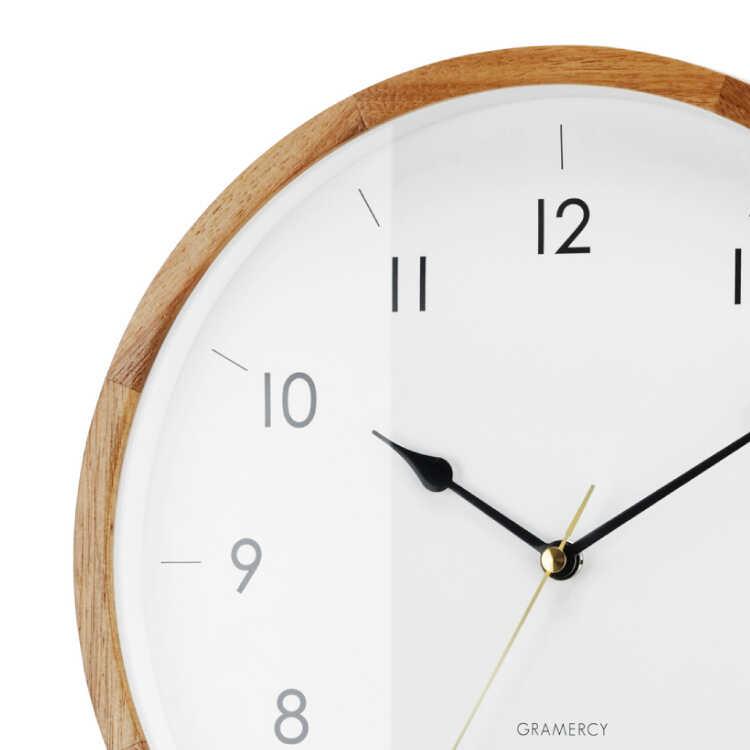 壁掛け時計 振り子時計 おしゃれ 木目調 木枠 シンプル 連続秒針 静音