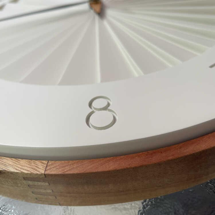 掛け時計 壁掛け時計 アイボリー ナチュラル 木製フレーム おしゃれ 直径30 北欧 モダン インテリア 無音 静か 連続秒針 リビング用 寝室用 |  | 03