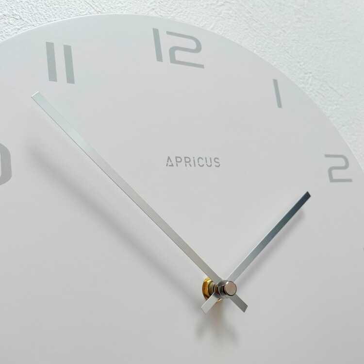 白ホワイトのシンプルモダンな壁掛け時計 無音 スイープムーブメント 連続秒針 ウォールクロック おしゃれ かっこいい モノトーン スタイリッシュ 直径30cm |  | 03