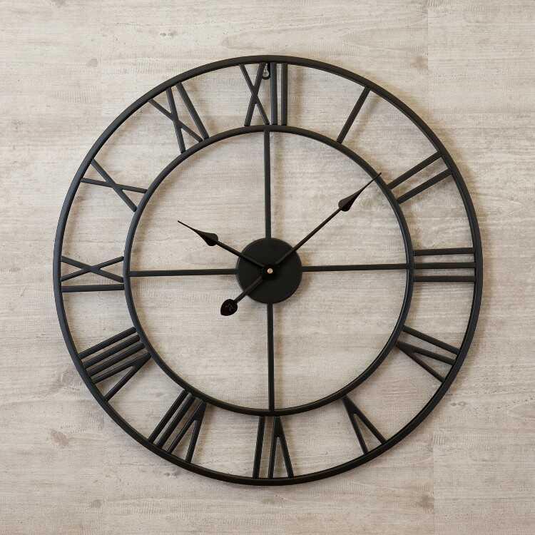 ビンテージ ウッドフレーム ウォールクロック 大きめ 90s シック