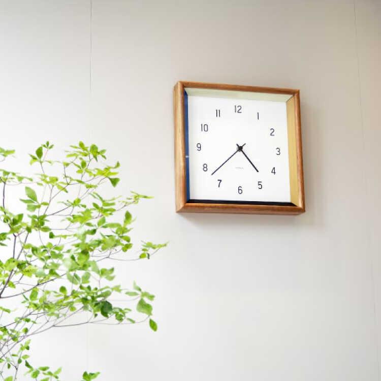 天然木製・四角形の高級壁掛け時計 静かな連続秒針 音なし スイープムーブメント ウォールクロック 静音 ブルー レッド リビング ベッドルーム 書斎 インテリア |  | 10