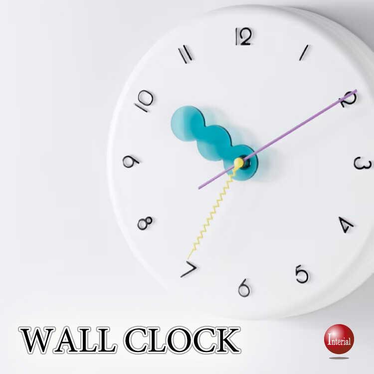 キッチンやダイニングにおすすめ！キュートな壁掛け時計 静かな連続秒針 スイープムーブメント ウォールクロック 連続秒針 静音 おしゃれ リビング インテリア | 