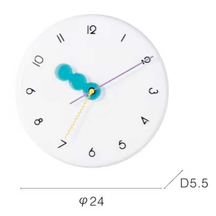 キッチンやダイニングにおすすめ！キュートな壁掛け時計 静かな連続秒針 スイープムーブメント ウォールクロック 連続秒針 静音 おしゃれ リビング インテリア |  | 09
