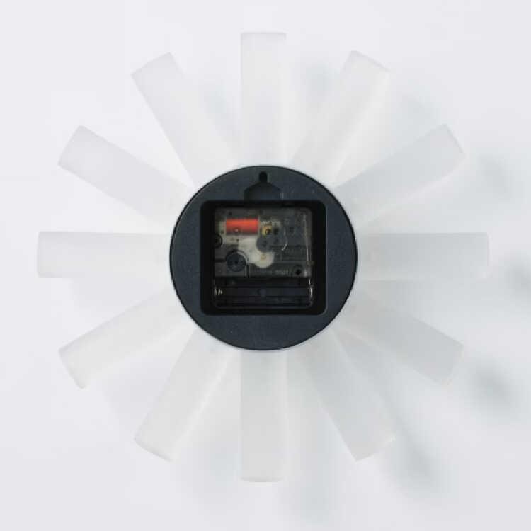 半透明のミッドセンチュリー風モダン壁掛け時計 ウォールクロック 無音 音なし 静音 スイープムーブメント 連続秒針 おしゃれ リビング ダイニング インテリア |  | 09