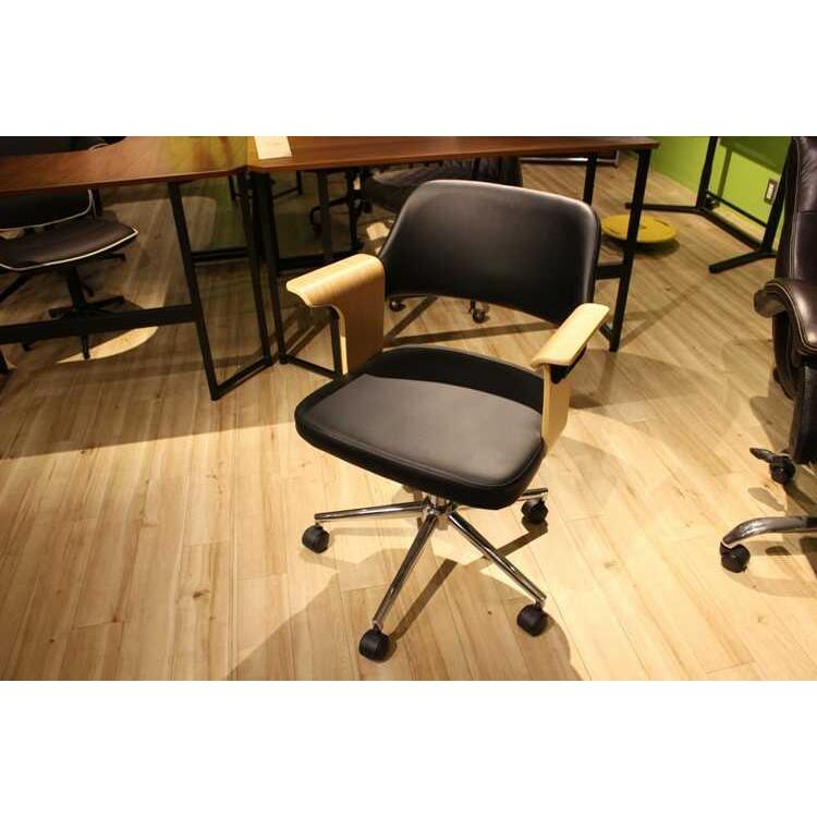 デスクチェア 合皮 レザー ブラック おしゃれ モダン 北欧 ナチュラル 黒 書斎用 パソコンチェア キャスター 勉強用 一人暮らし 新生活 おすすめ |  | 11